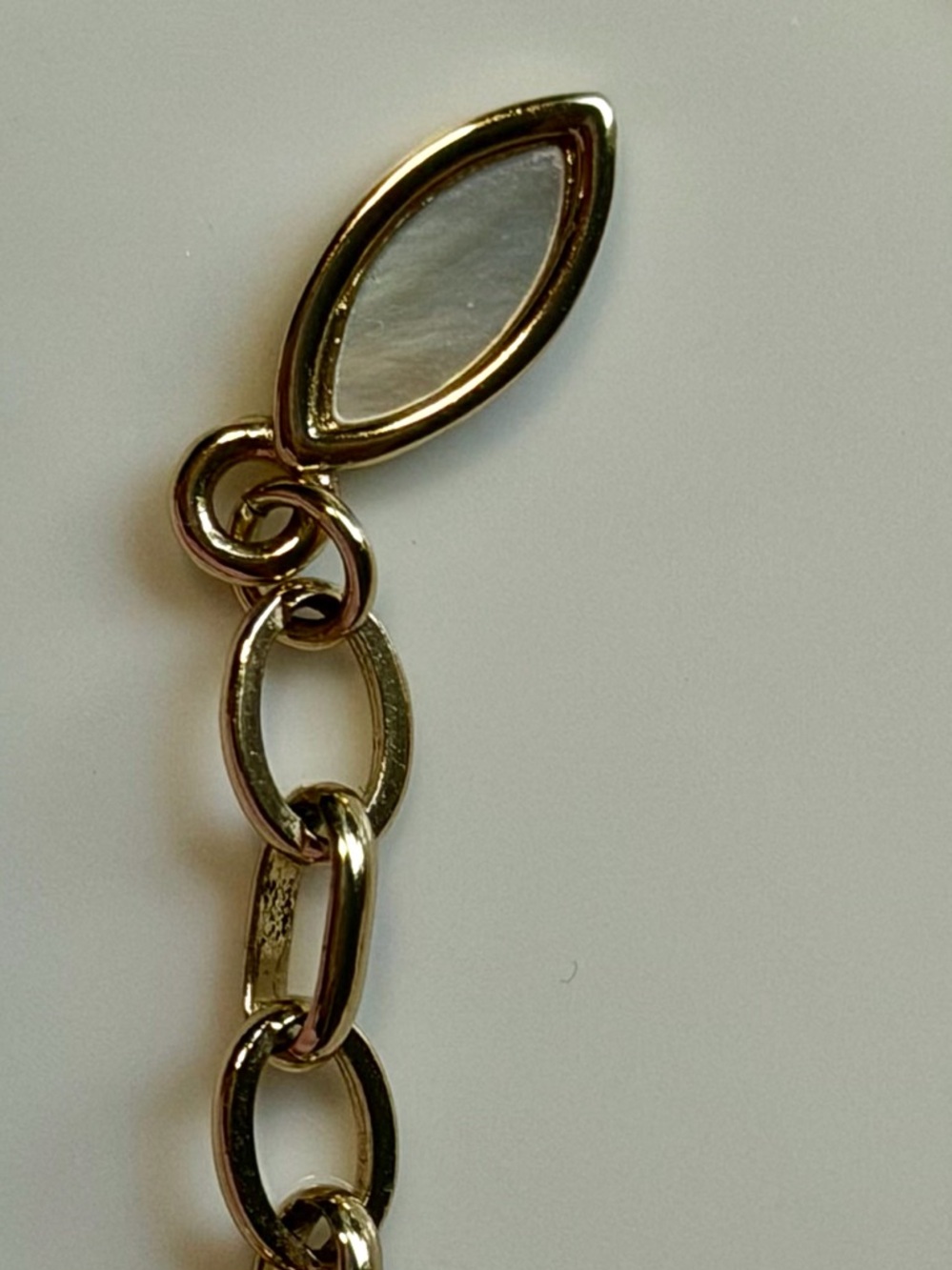 Boutique Gold Charm Necklace | Green Stone | Statement Layered Look - Picture 5 of 5
